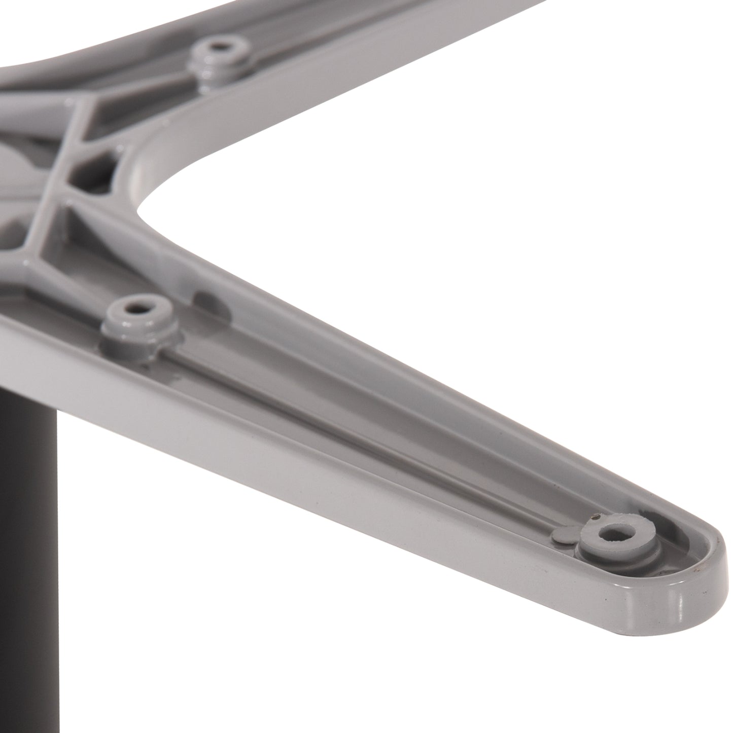 TABLE BASE ALUMINUM HM476.20 ROUND IN GREY 48x48cm CROSS Φ45Χ72Hcm.