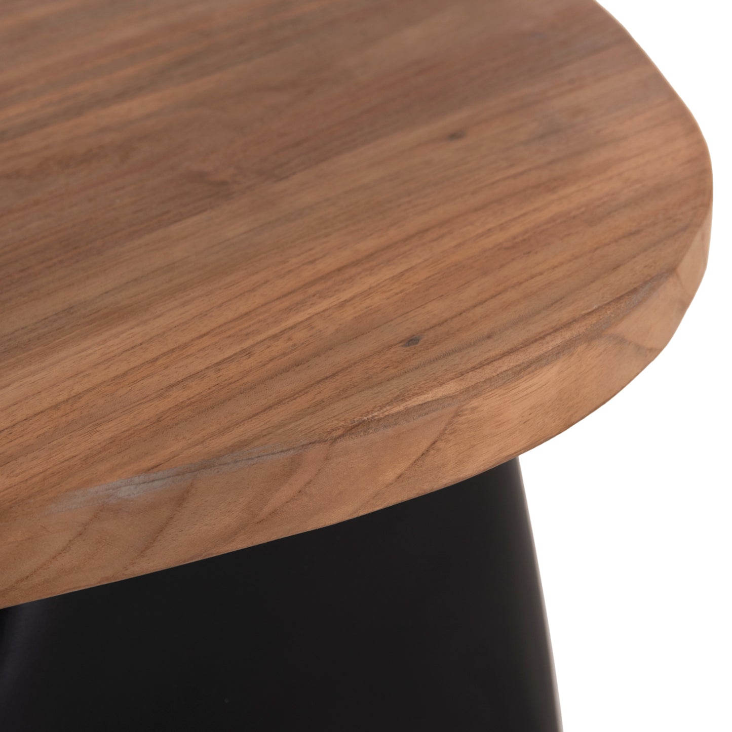 ΒΟΗΘΗΤΙΚΟ ΤΡΑΠΕΖΙ AIDA HM4692.01 FIBER CEMENT ΜΑΥΡΟ--ΞΥΛΟ TEAK TOP 47x60x59Υεκ