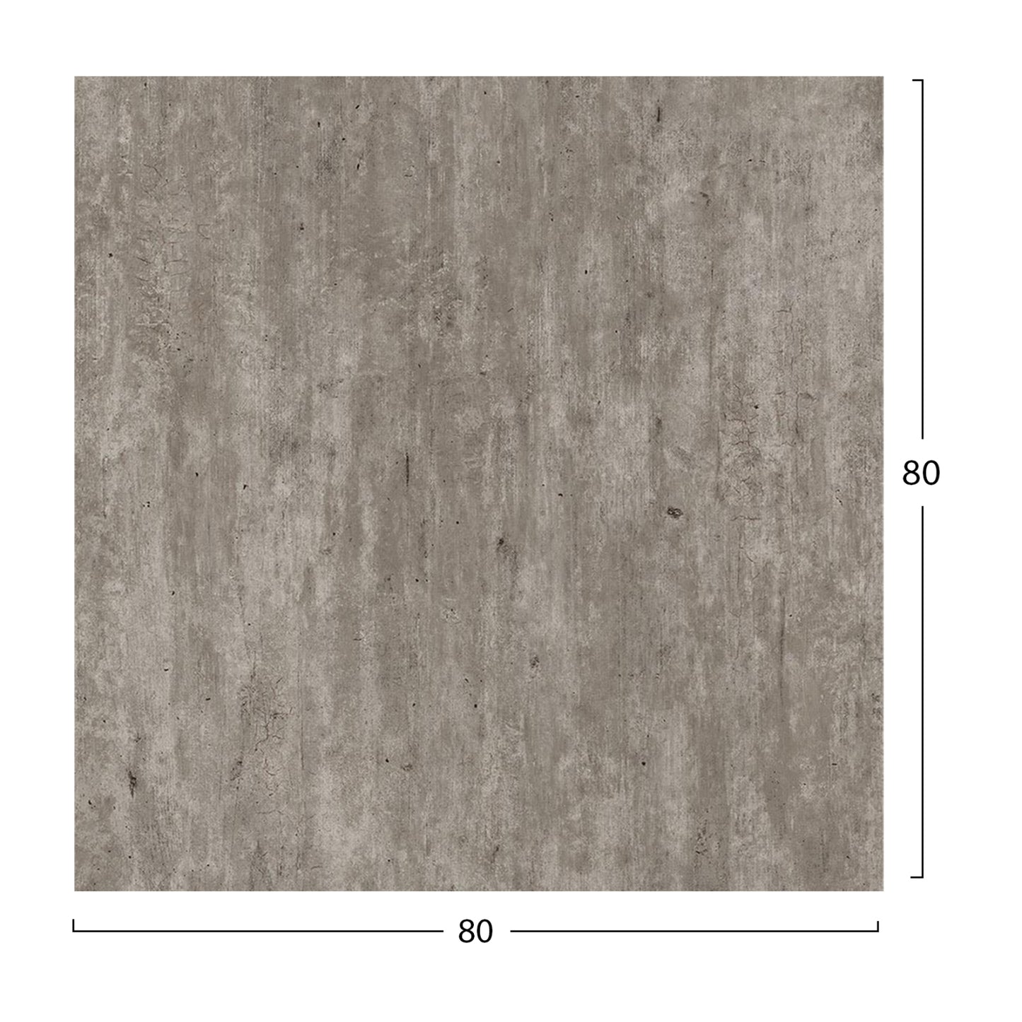 SQUARE HPL TABLETOP HM5839.37 CONCRETE 80x80cm.