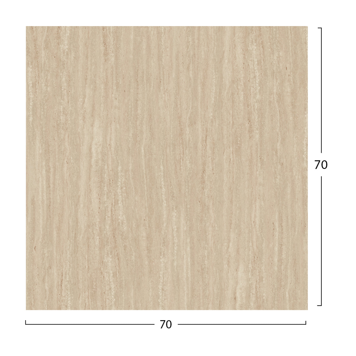 ΕΠΙΦΑΝΕΙΑ ΤΡΑΠΕΖΙΟΥ HPL ΤΕΤΡΑΓΩΝΗ HM5838.35 TRAVERTINE 70x70εκ.