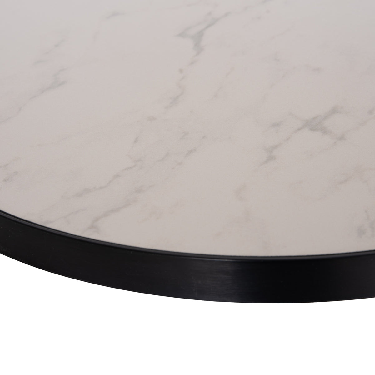 ΕΠΙΦΑΝΕΙΑ ΤΡΑΠΕΖΙΟΥ SINTERED STONE HM6652.02 ΜΕ ΠΛΑΙΣΙΟ ALU ΜΑΥΡΟ Φ60εκ.