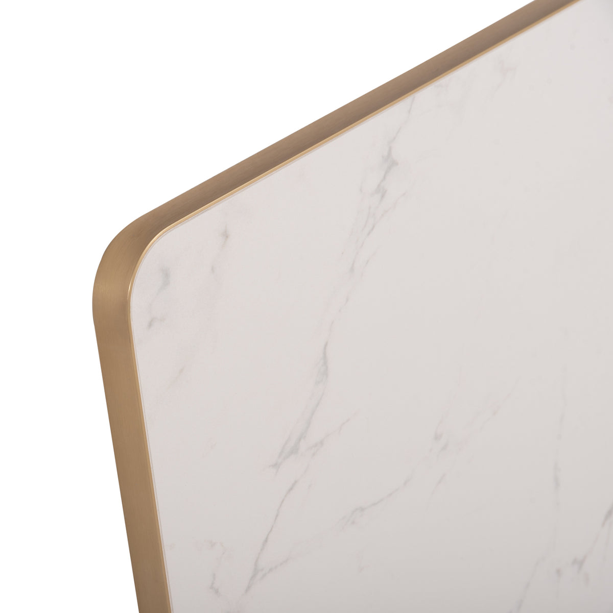 ΕΠΙΦΑΝΕΙΑ ΤΡΑΠΕΖΙΟΥ SINTERED STONE ΟΡΘΟΓΩΝΙΑ HM6656.12 ΠΛΑΙΣΙΟ ALU ΧΡΥΣΟ 120x80εκ.