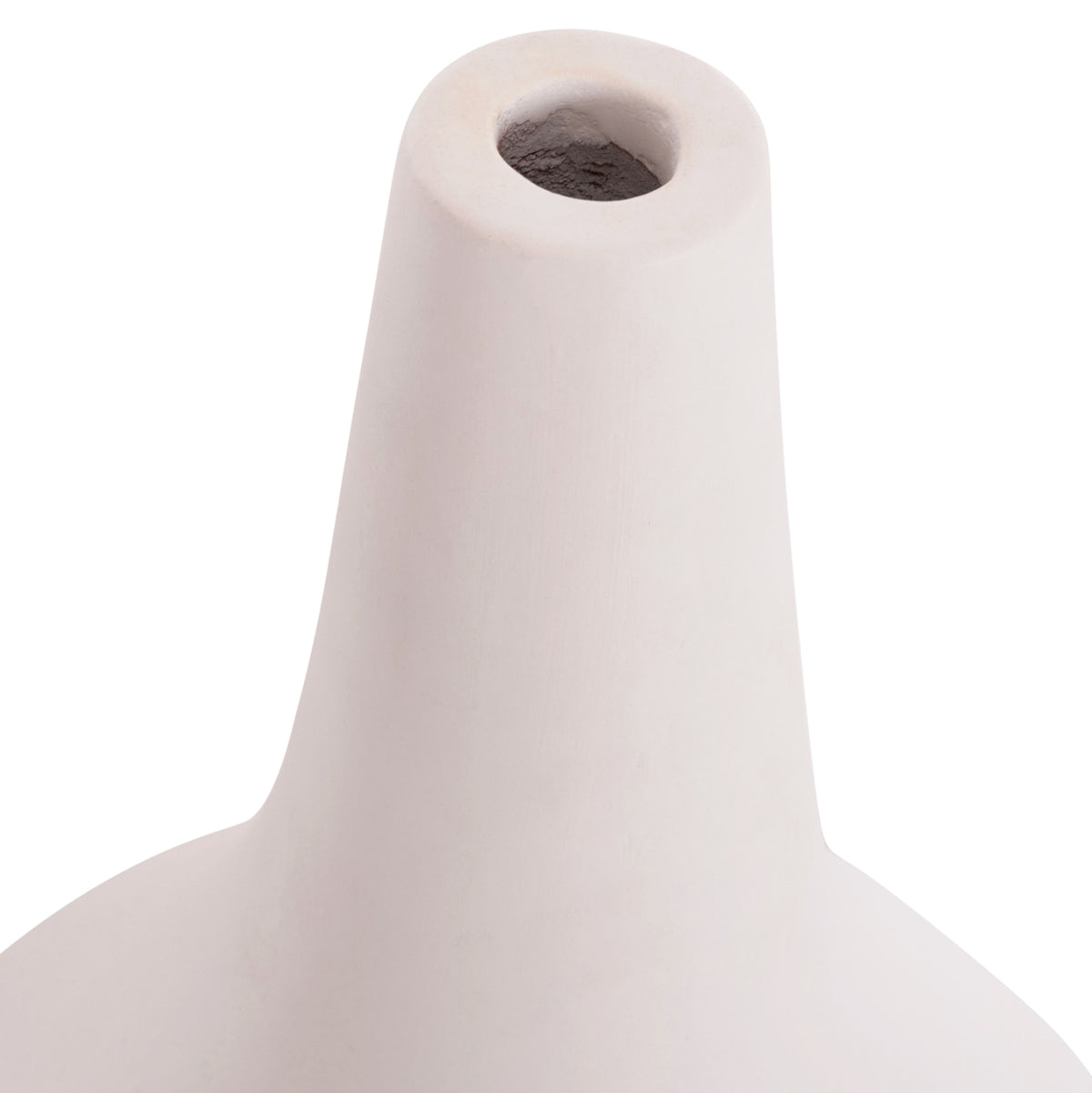 ΕΠΙΤΡΑΠΕΖΙΟ ΔΙΑΚΟΣΜΗΤΙΚΟ ΒΑΖΟ DENI HM4663.02L FIBER CEMENT ΣΕ ΛΕΥΚΟ--Φ26x39Υεκ