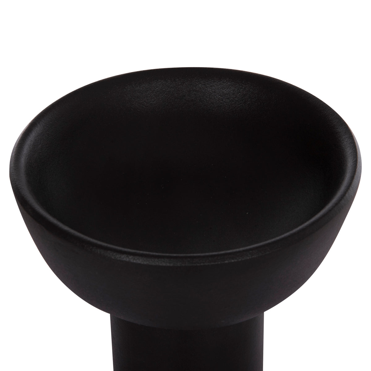 ΕΠΙΤΡΑΠΕΖΙΟ ΚΕΡΑΜΙΚΟ ΔΙΑΚΟΣΜΗΤΙΚΟ ELENDIL HM4603.02 ΜΑΥΡΟ ΜΑΤ Φ20x26.5Υεκ