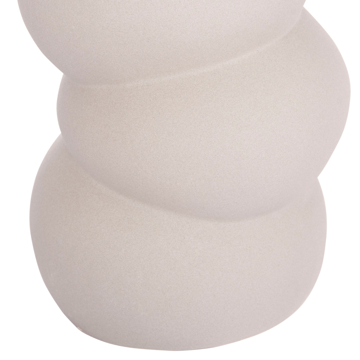 CERAMIC TABLE DECOR ROOK HM4630.03 MATTE GREY Φ12x30Hcm.