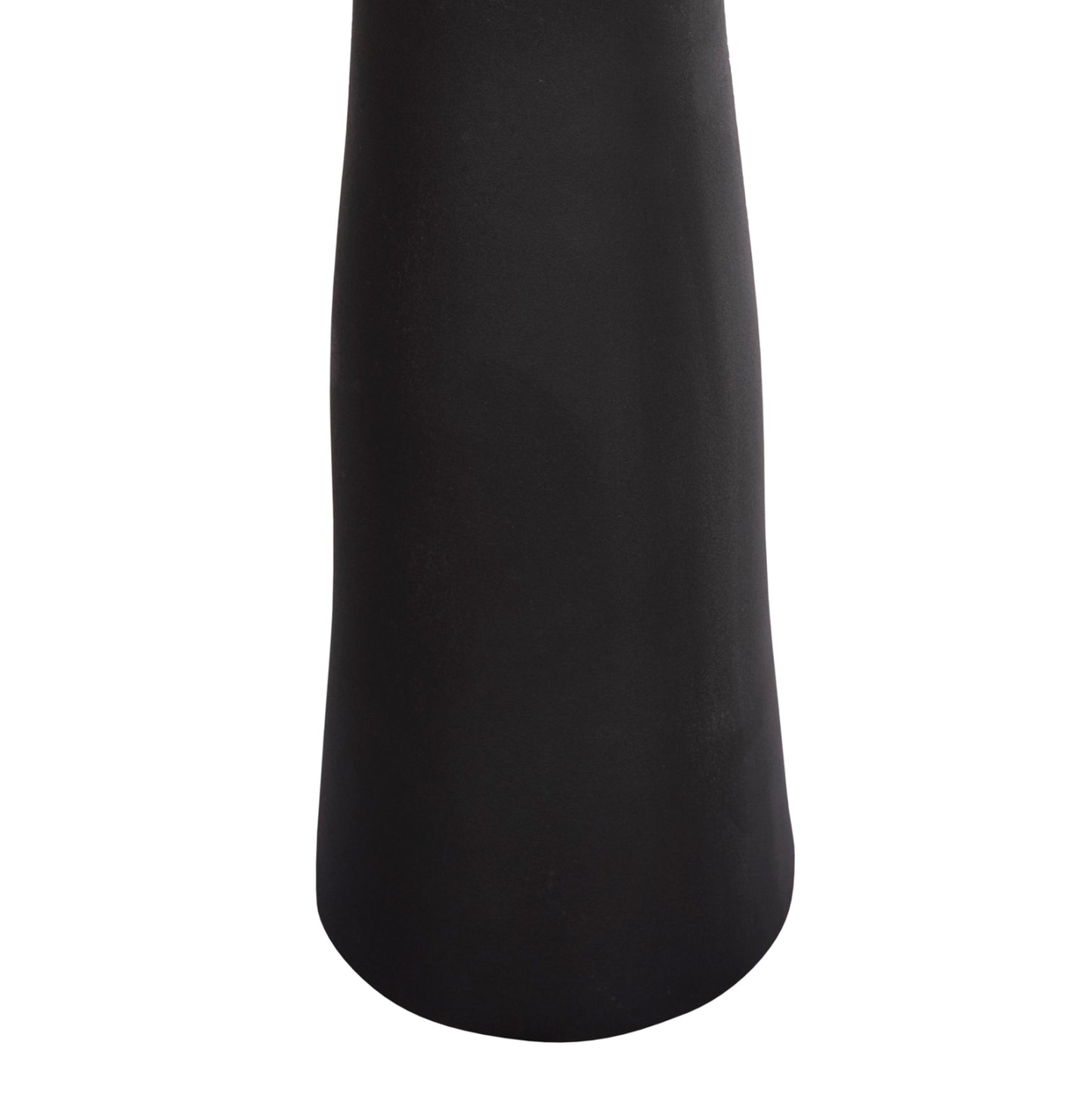 CERAMIC TABLE DECOR SCEPTER HM4636.02 MATTE BLACK Φ18x49Hcm.