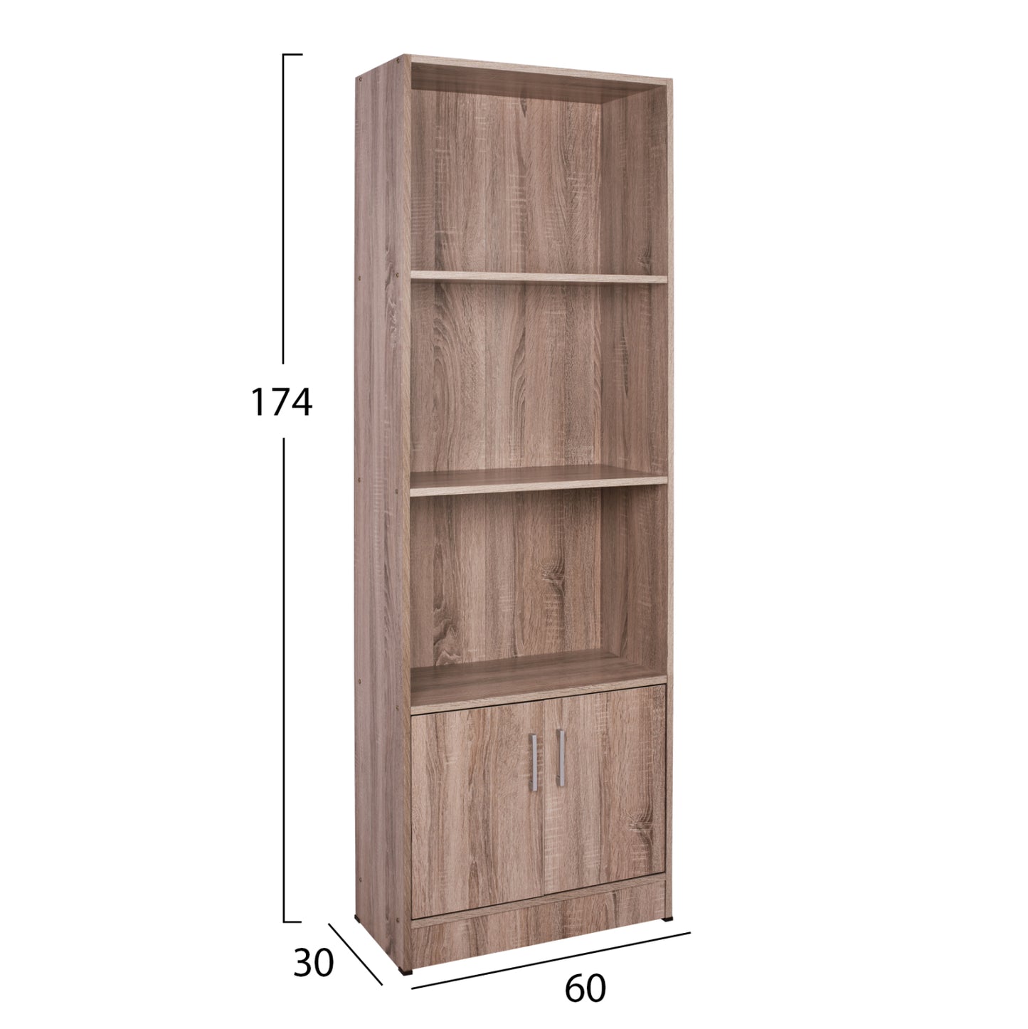 STUDENT SET 3PCS HM11208 STUDY DESK-BOOKCASE-OFFICE CHAIR--SONAMA