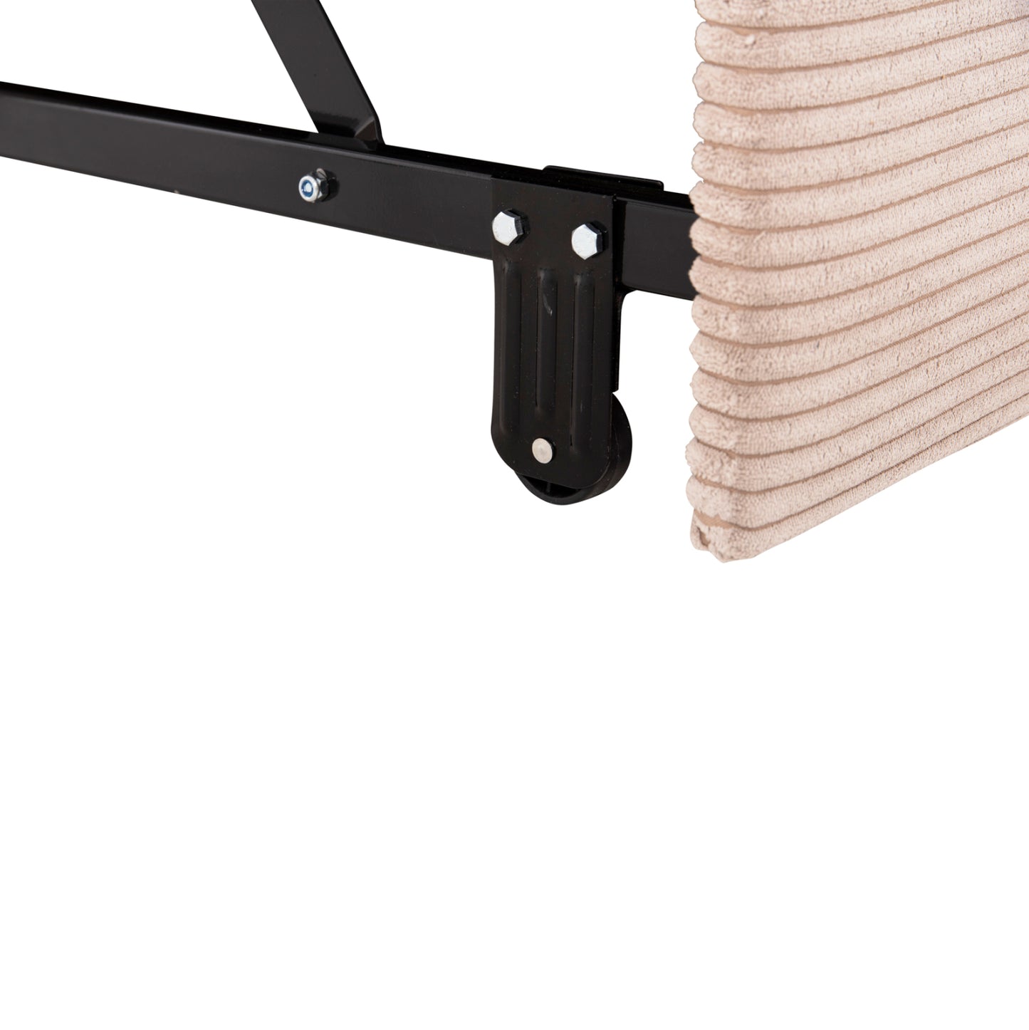 CORNER SOFA-BED WITH STORAGE SPACE ALDO HM3276.01R BEIGE FABRIC 256x91-159x87Hcm.