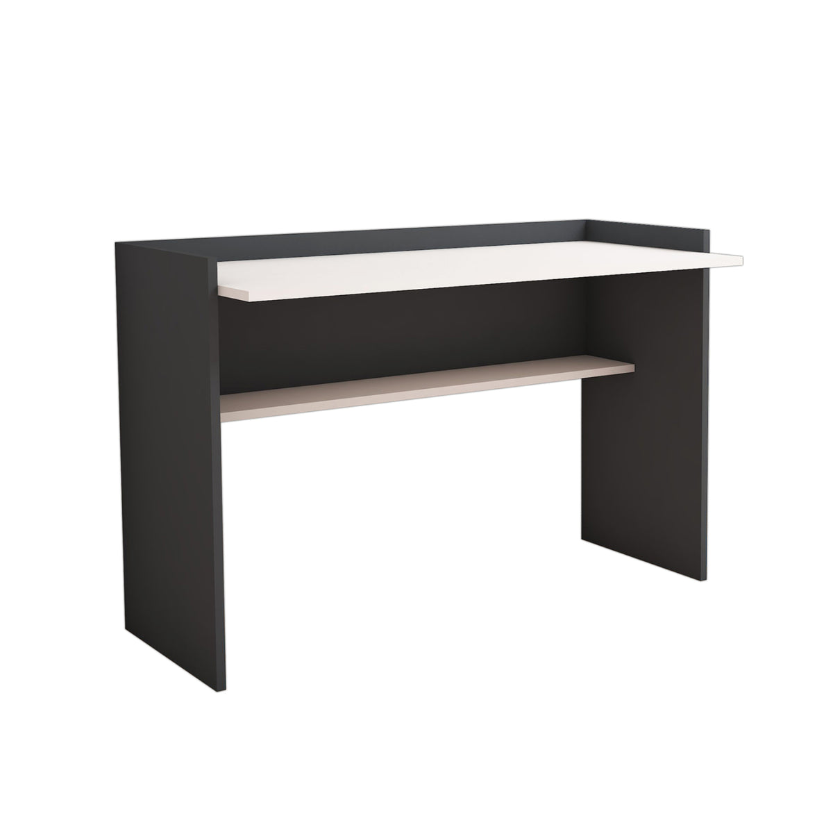 ΓΡΑΦΕΙΟ ΜΕΛΑΜΙΝΗΣ ΓΚΡΙ ΛΕΥΚΟ CLASSIKER HM9227.13 118x58x80Υεκ.