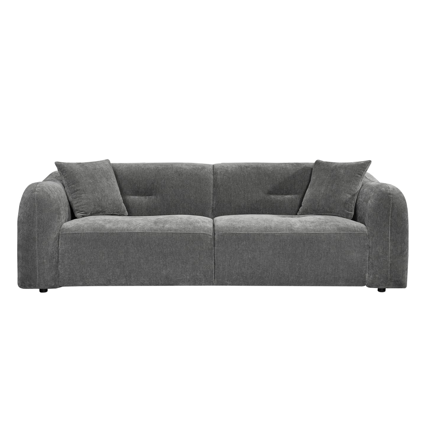 ΚΑΝΑΠΕΣ 3-ΘΕΣΙΟΣ JUNOA HM3333.01 ΓΚΡΙ ΥΦΑΣΜΑ 228x89x74Υεκ