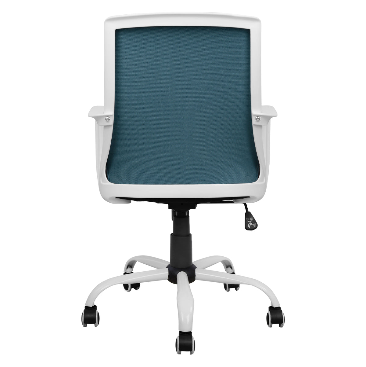 ΚΑΡΕΚΛΑ ΓΡΑΦΕΙΟΥ MALFOI HM1053.06 ΜΠΛΕ MESH & ΠΟΔΙ ΜΕΤΑΛΛΙΚΟ 58x59x103 εκ.