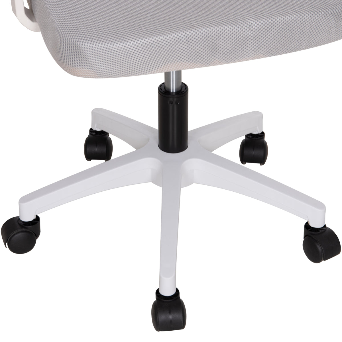 ΚΑΡΕΚΛΑ ΓΡΑΦΕΙΟΥ MATRON HM1226.02 ΛΕΥΚΟ PP--ΑΝΟΙΧΤΟ ΓΚΡΙ MESH 59x55x115Υεκ