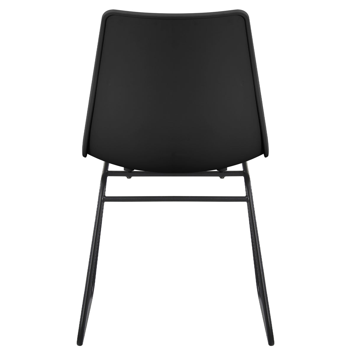 ΚΑΡΕΚΛΑ ΤΡΑΠΕΖΑΡΙΑΣ HYGGE HM18484.02 ΠΟΛΥΠΡΟΠΥΛΕΝΙΟ & ΜΕΤΑΛΛΟ ΣΕ ΜΑΥΡΟ 42x44x77Υεκ