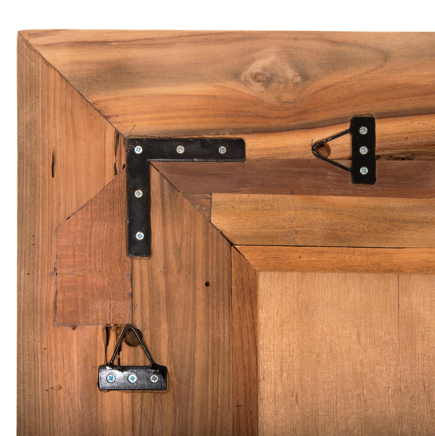 WALL MIRROR YORKSHIRE HM4266 RECYCLED TEAK WOOD FRAME 200x100cm.