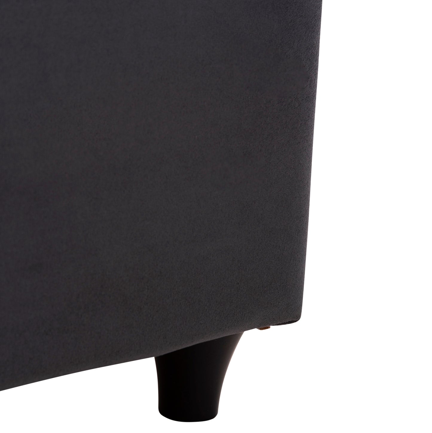 BED WITH STORAGE SPACE IRIDA HM718 GREY VELVET -FOR MATTRESS 160x200cm.