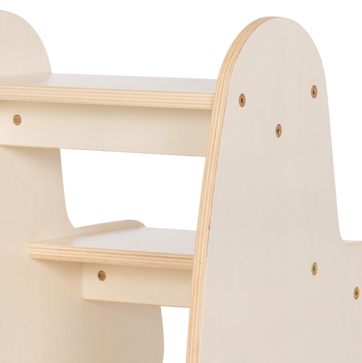 ΠΑΙΔΙΚΗ ΣΚΑΛΑ/ΣΚΑΜΠΟ RICKI HM18340.01 MDF & ΚΟΝΤΡΑΠΛΑΚΕ ΦΥΣΙΚΟ 33x43.5x40.5Υεκ