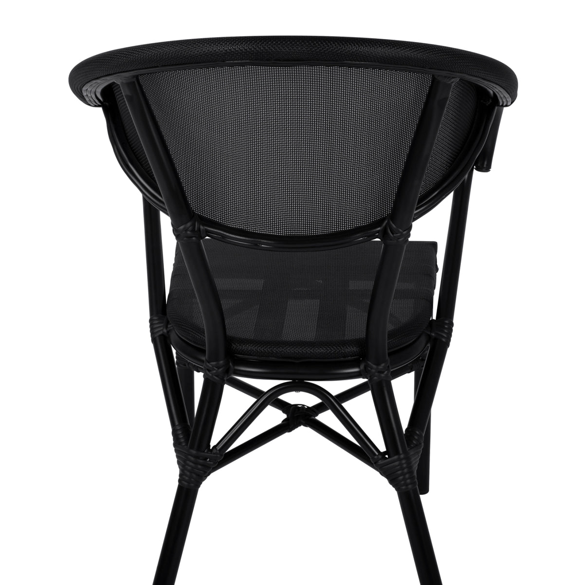 ΠΟΛΥΘΡΟΝΑ ΑΛΟΥΜΙΝΙΟΥ CLAY BAMBOO LOOK ΜΑΥΡΗ ΜΕ TEXTLINE HM5025.02 59x60x82 cm