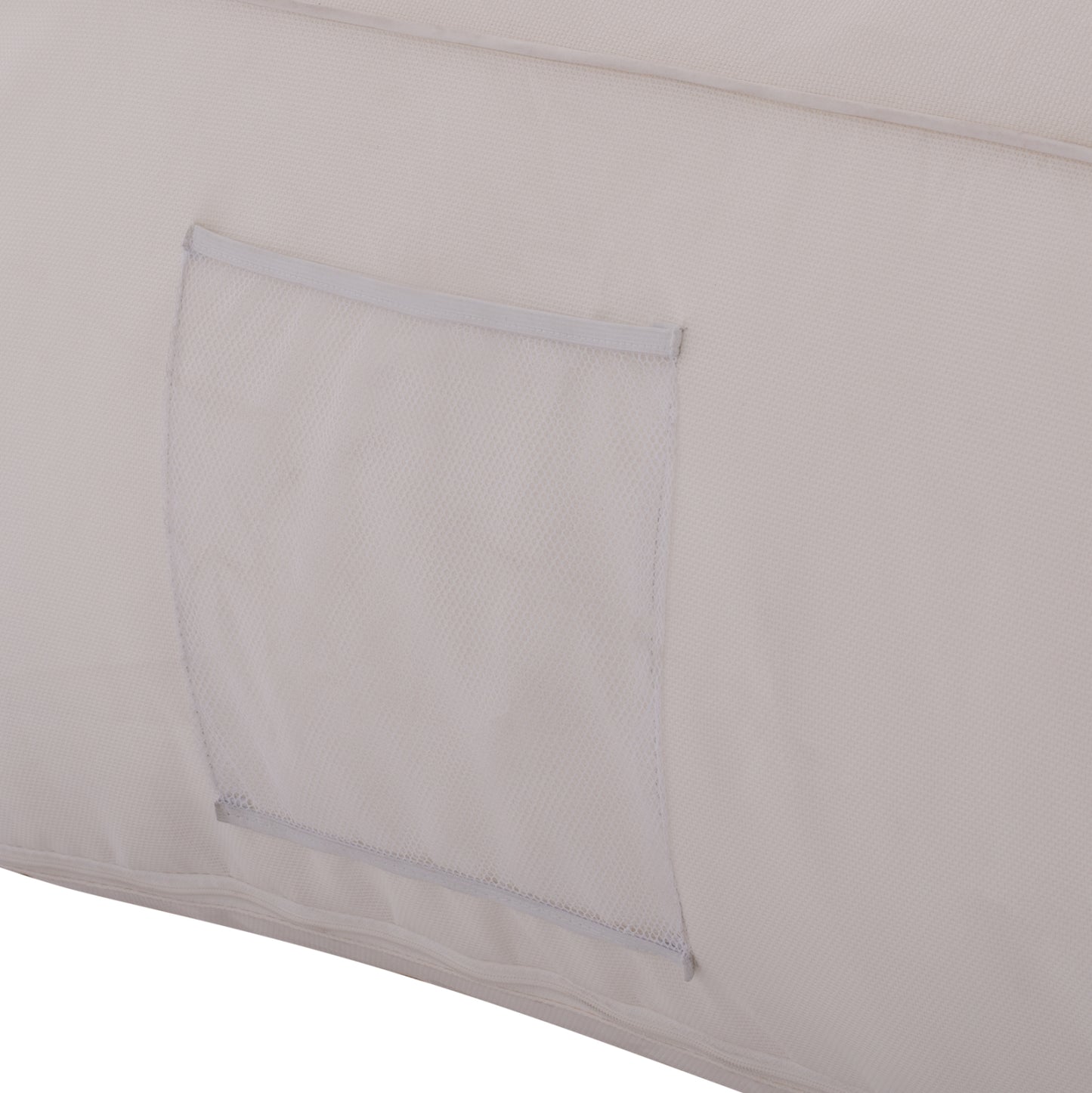ΠΟΥΦ YAMIN 2ΑΤΟΜΩΝ ΜΕ TEXTILENE 600gr/m2 2X1 ΛΕΥΚΟ HM5773.11 140x140x40-60Υεκ.