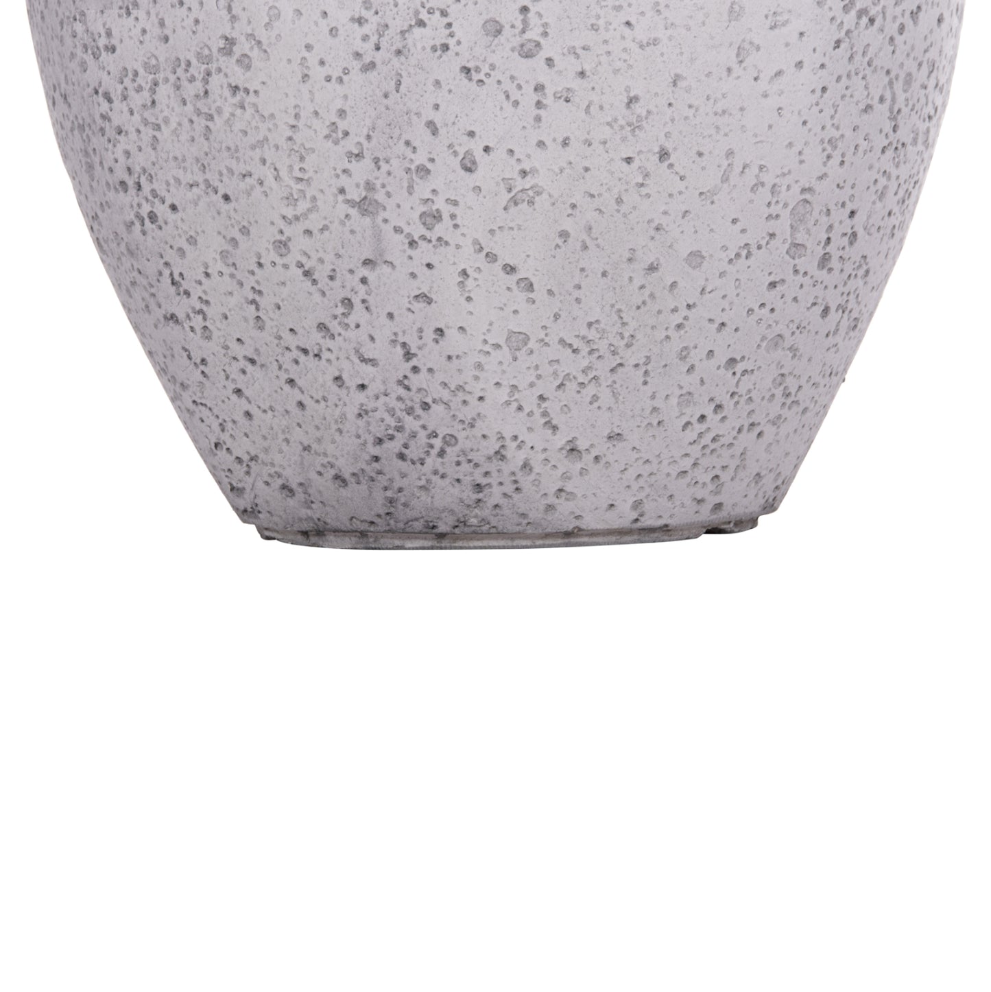 GARDEN PLANTERS SET 3PCS SERIES GARDENER HM4718 FIBERCLAY IN WHITE Φ55x54Hcm.