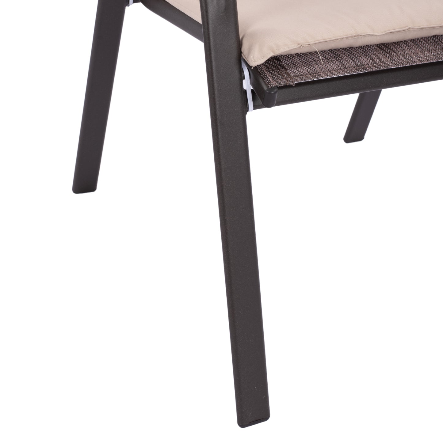 Set Dining Table 7 pieces Chairs with Pillow & Table 160x90 HM10571.02 Brown