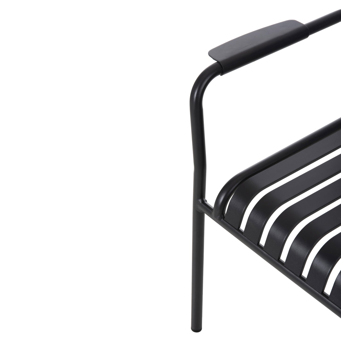 OUTDOOR DINING SET 7PCS KRUM HM21152 DARK GREY ALUMINUM