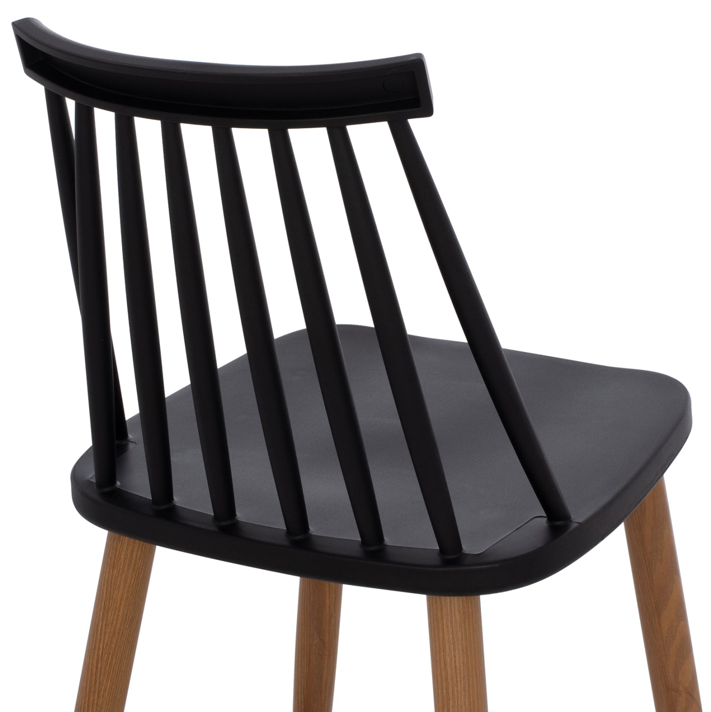 ΣΚΑΜΠΟ ΜΠΑΡ VANESSA ΜΑΥΡΟ ΜΕΣΑΙΟΥ ΥΨΟΥΣ HM9300.02 43x45x97Υεκ.