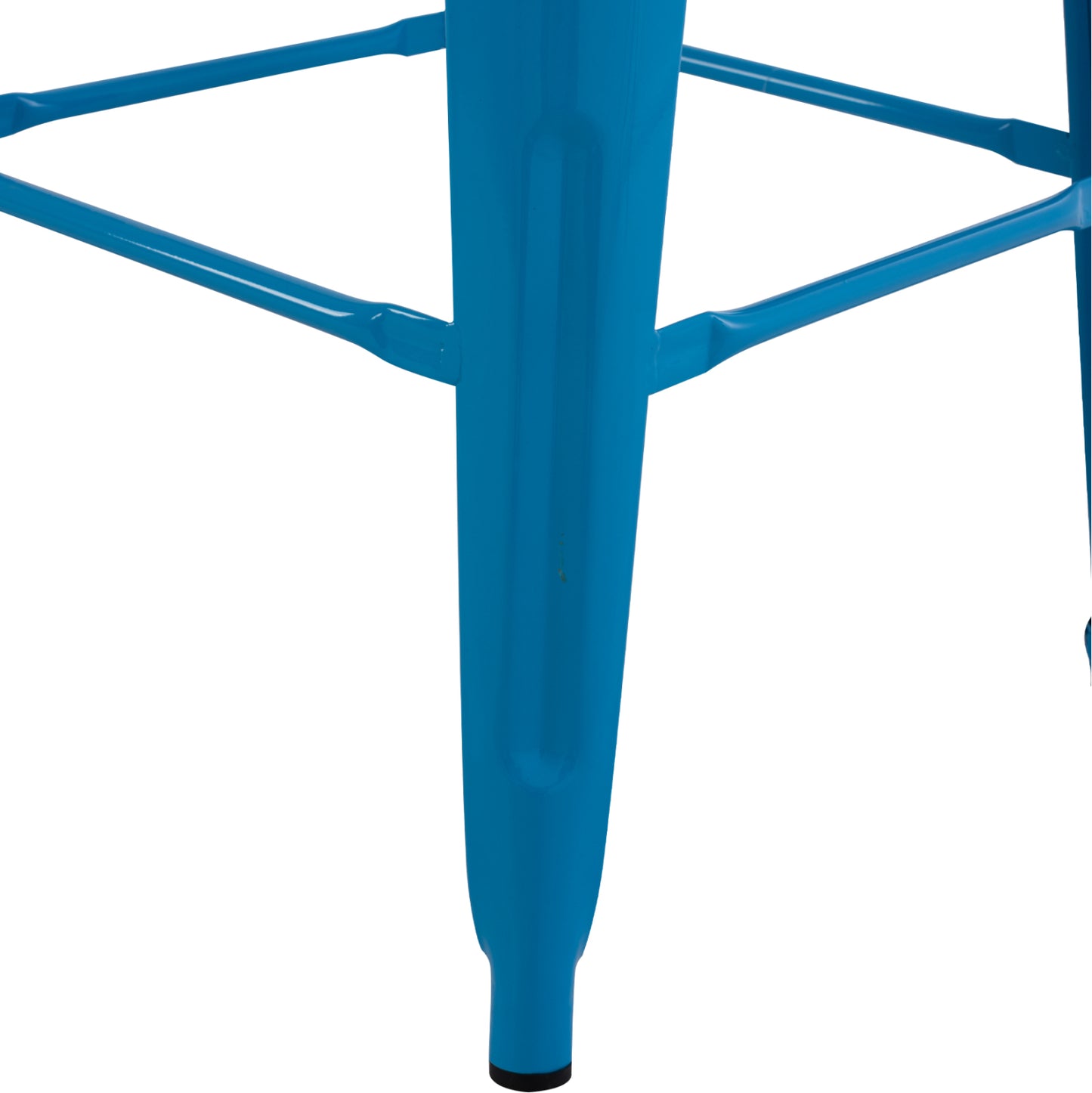 BAR STOOL MELITA-PRO HM8642.48 METAL IN BLUE 43x43x78Hcm.