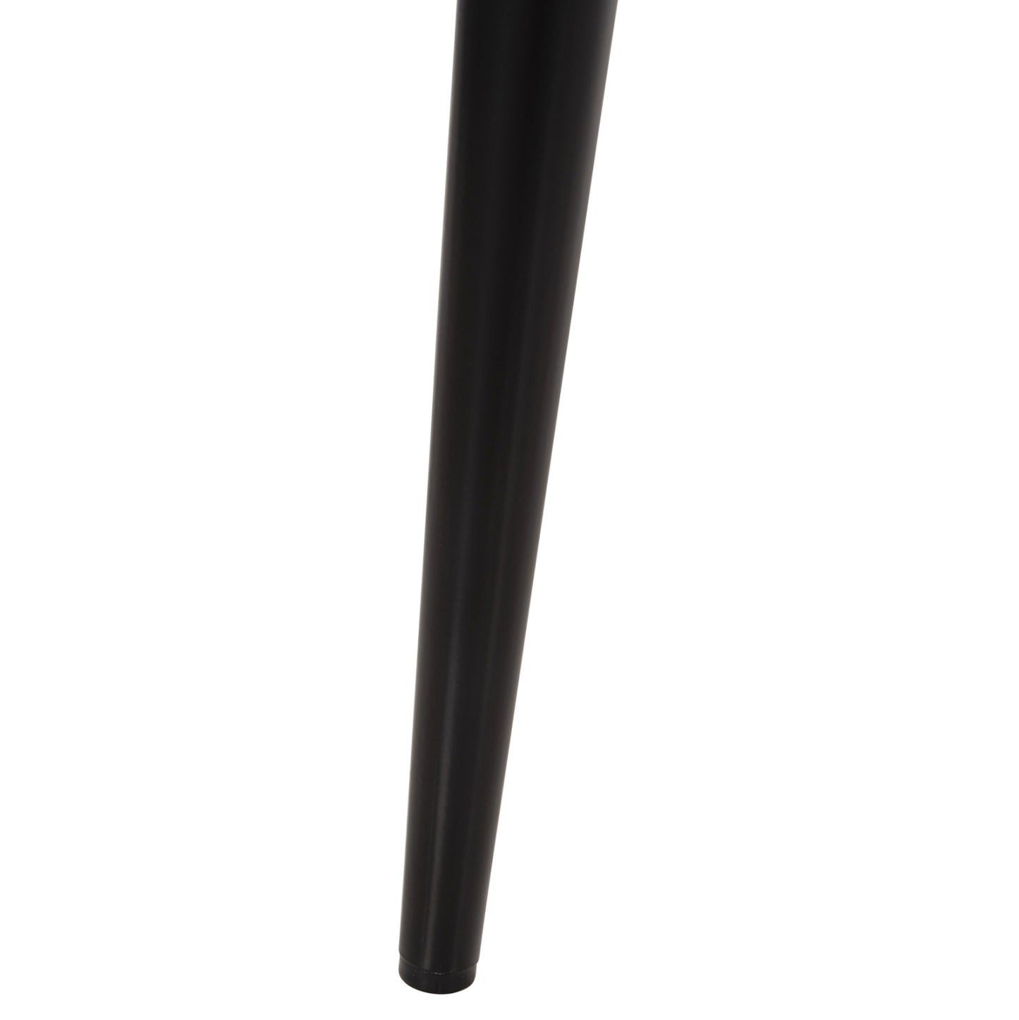 BAR STOOL HIGH SEAT VANESSA HM8459.12 BLACK PP & BLACK METAL LEGS 47x48,5x107Hcm.