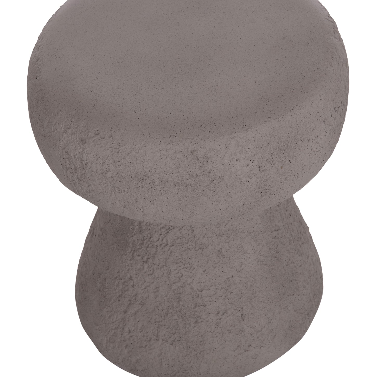 ΣΚΑΜΠΟ ΣΤΡΟΓΓΥΛΟ INTERON HM18171.03 FIBER CEMENT ΣΕ ΓΚΡΙ--Φ34x39Υεκ.
