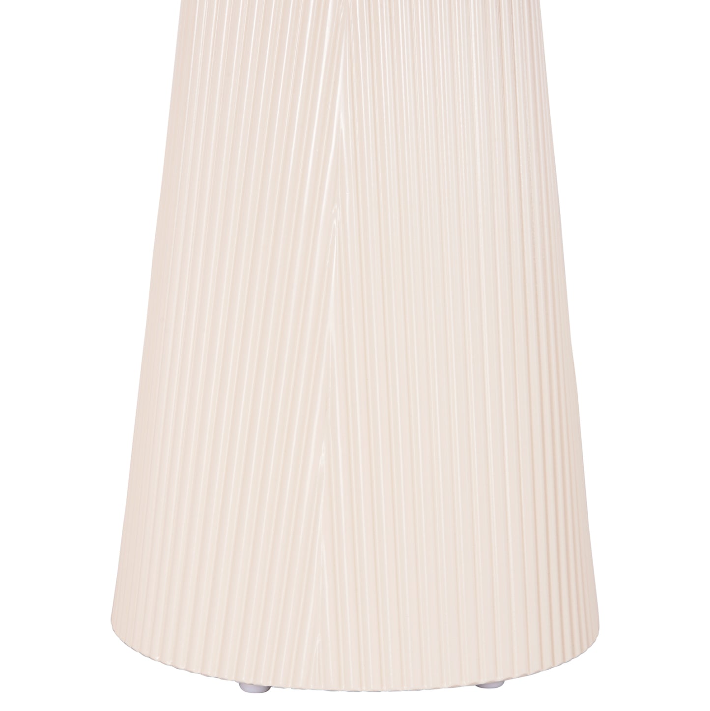 SIDE TABLE DENTON HM18023.02 MDF TOP IN NATURAL WOOD COLOR-WHITE BASE Φ45x51,5Hcm.