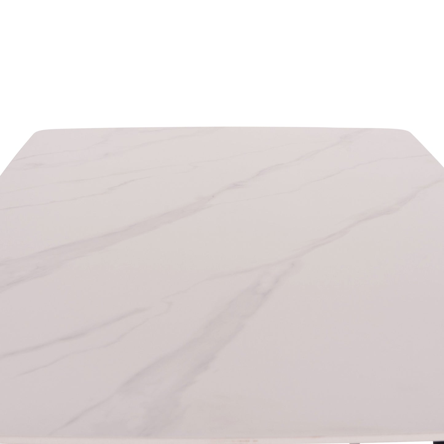 ΤΡΑΠΕΖΙ RAVEN HM18150.01 ΚΕΡΑΜΙΚΟ TOP ΜΕ ΟΨΗ ΛΕΥΚΟ ΜΑΡΜΑΡΟ 160x80x74Υεκ.