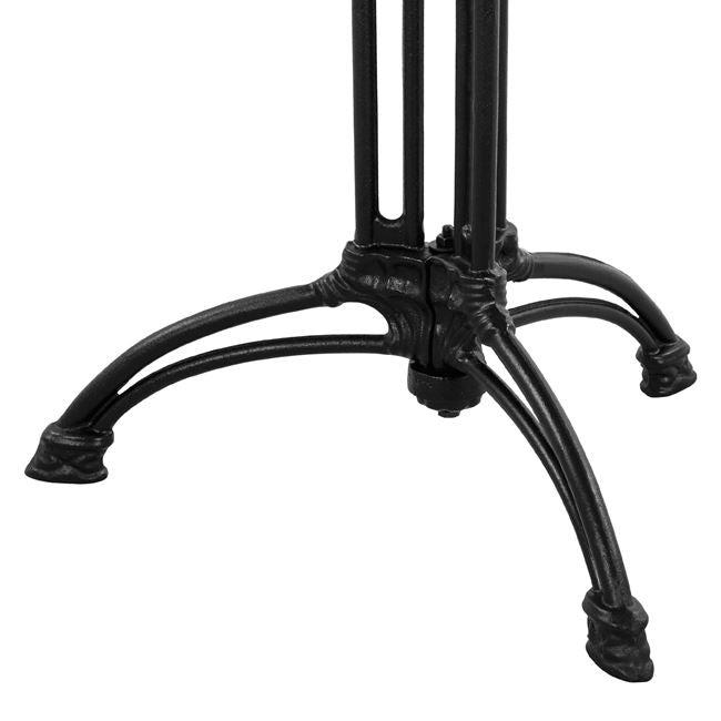 Table with 3 legs base from iron HM5609 with marble Round 60x73cm