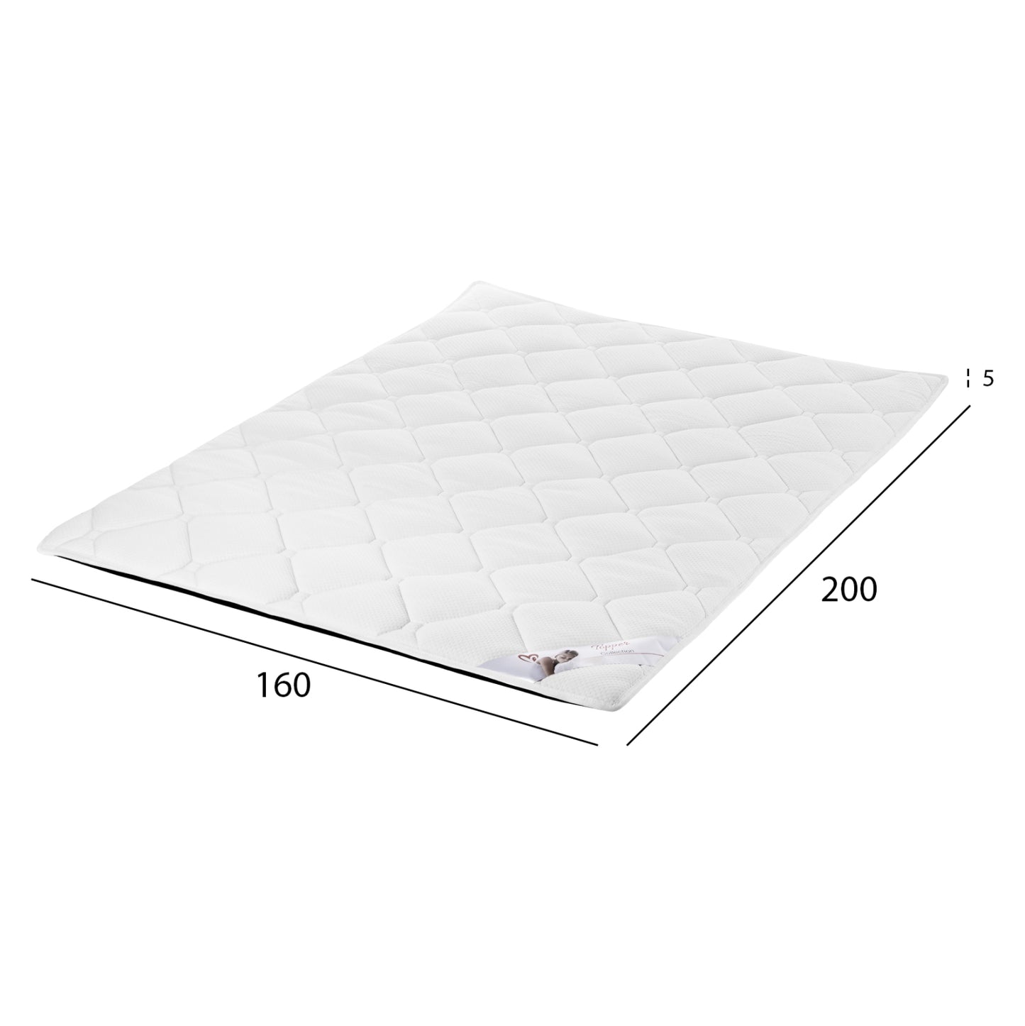 TOPPER HM670.06 WITH FOAM 160x200x5Hcm.