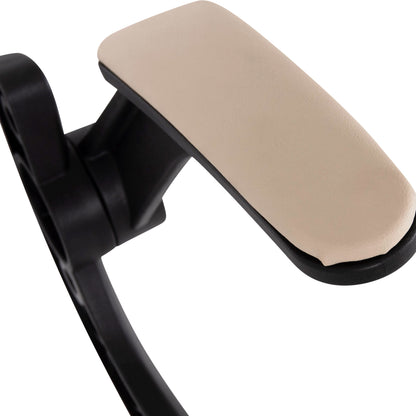 REPLACEMENT FLIP-UP ARMS 2PCS SET FOR OFFICE CHAIR HM1197.04 BLACK-BEIGE