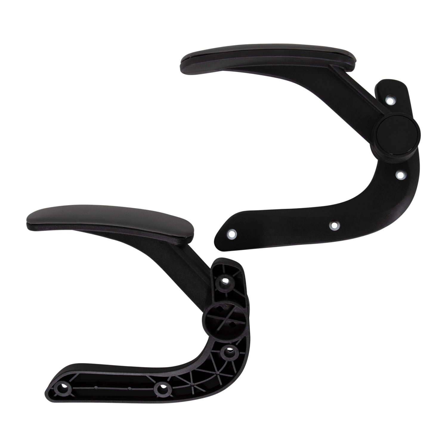 REPLACEMENT FLIP-UP ARMS 2PCS SET FOR OFFICE CHAIR HM1197.03 BLACK-GREY