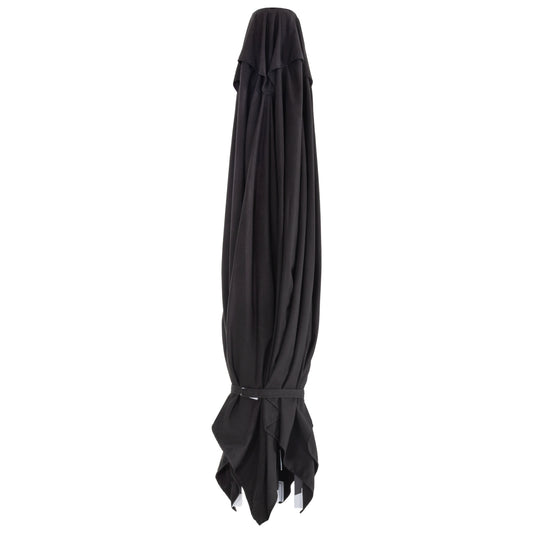 REPLACEMENT SHADE FOR UMBRELLA HM6013.03-BLACK POLYESTER- 220x220cm.