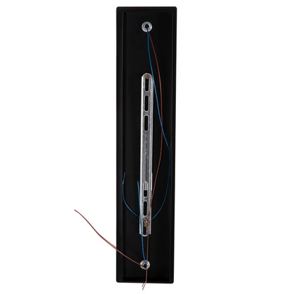 WALL SCONCE 2-LIGHT BEACON HM4463 METAL IN BLACK 10x10x47Hcm.