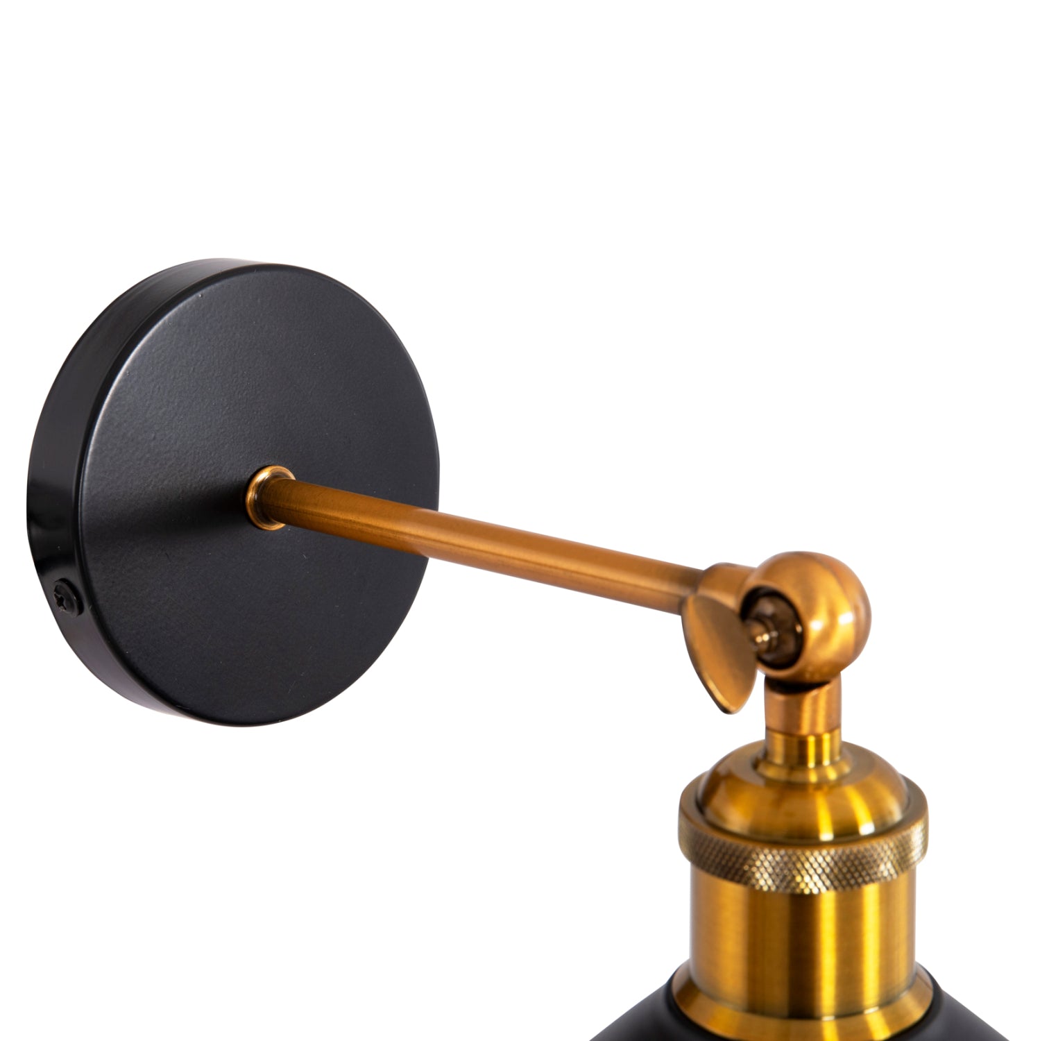 WALL SCONCE RESTON2 HM4464 METAL BASE & CAP-ALUMINUM BULB SOCKET 21x21x32Hcm.