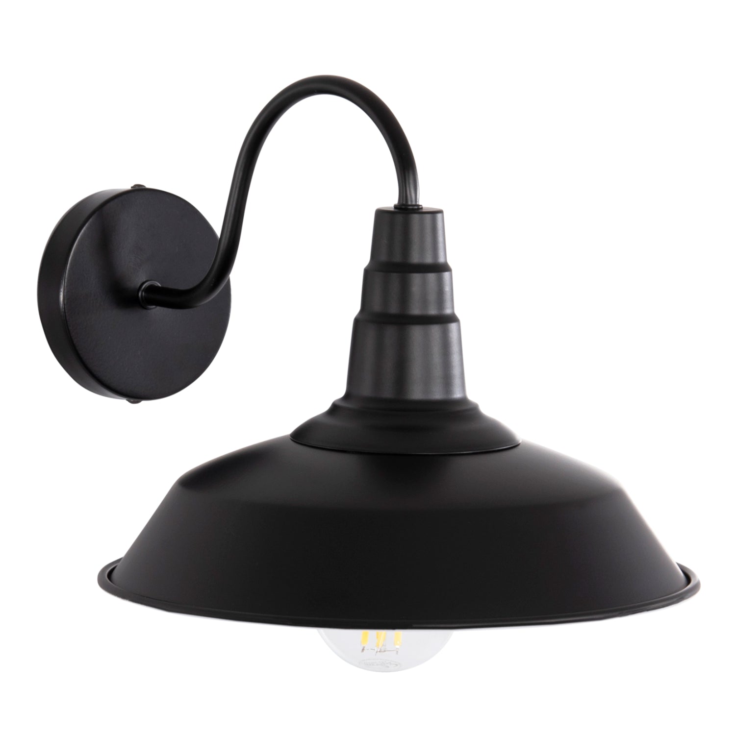 WALL SCONCE DONO HM4478 METAL IN BLACK 26x31x25Hcm.