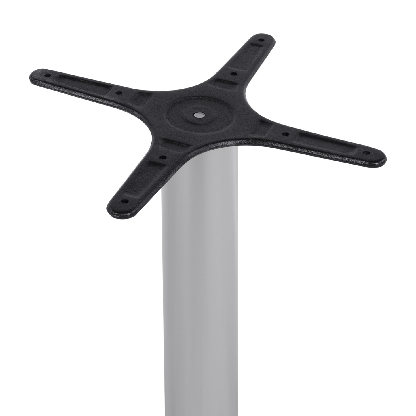 Aluminum Base 4Legs 58x58x68.5cm with cross 28x28cm HM447 Chromed
