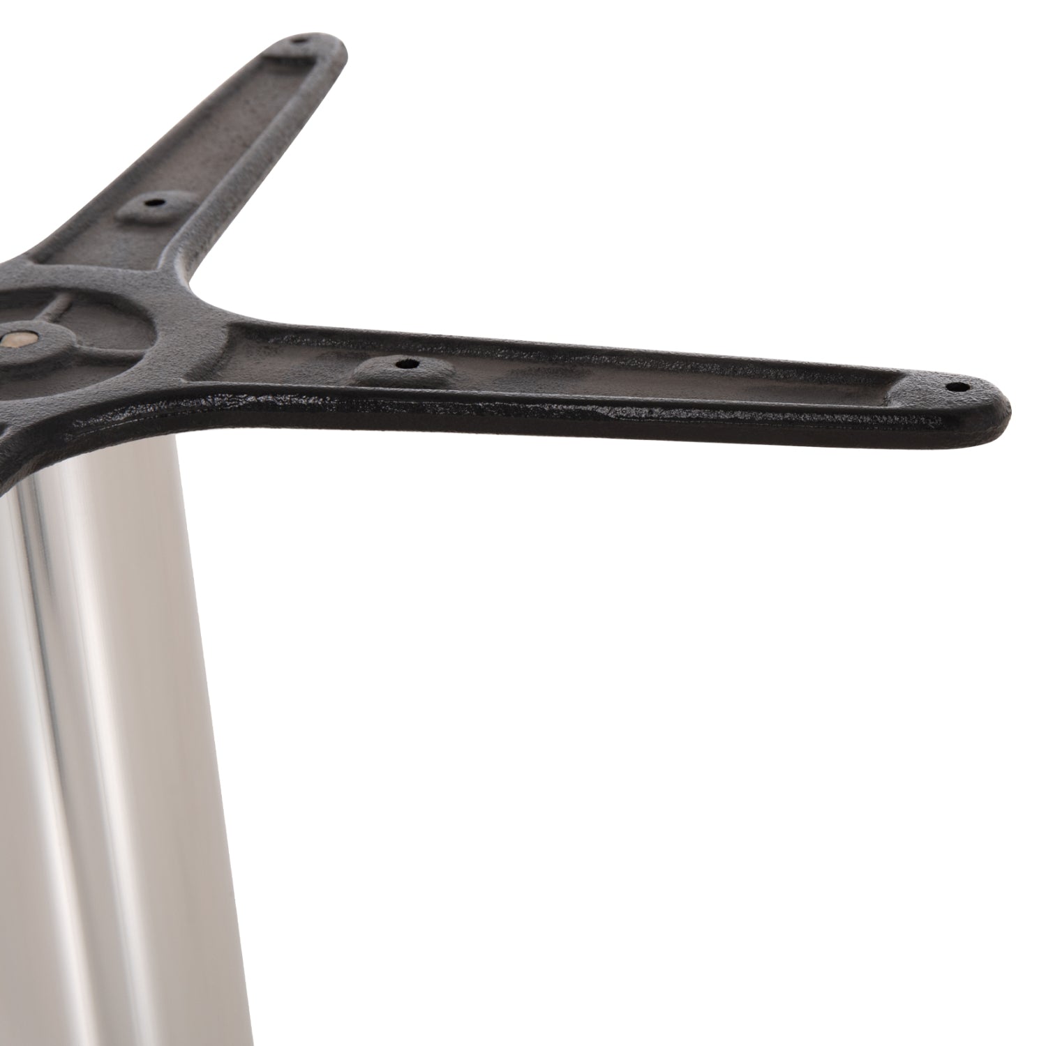 Aluminum Base 4legs 66x66x69cm with cross 45x45cm HM448.01 Chromed