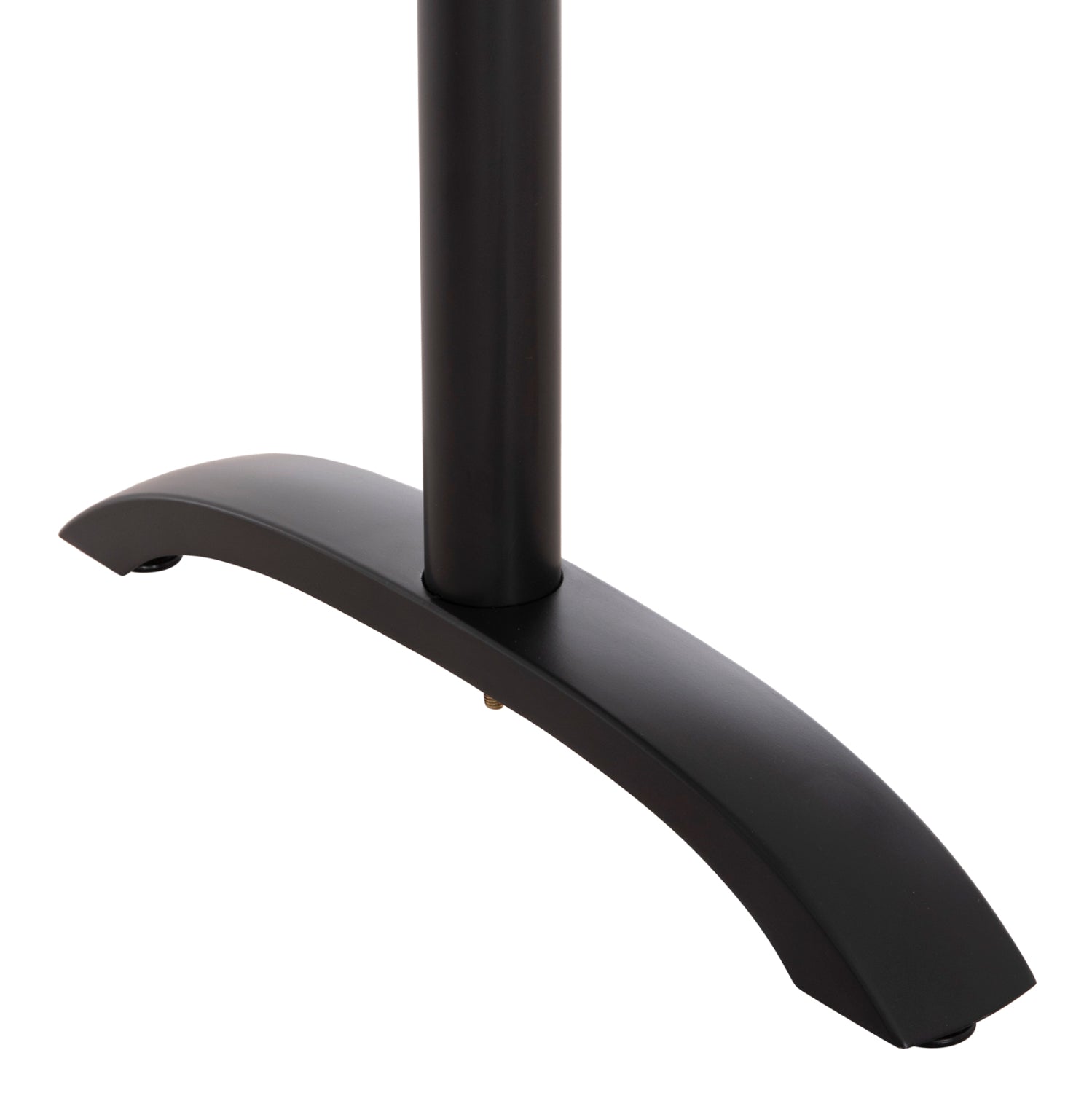 ALUMINUM Base 2 legs HM461.01 Blck Matte 78x60x73