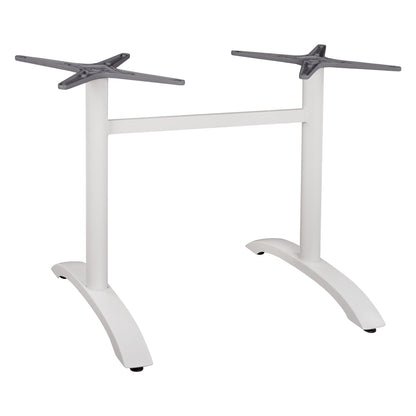ALUMINUM base 2 legs HM461.02 White 78,5x60x73
