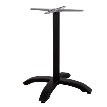 Aluminum Base HM460.01 Black Matte 66x66x72cm with cross 48x48cm