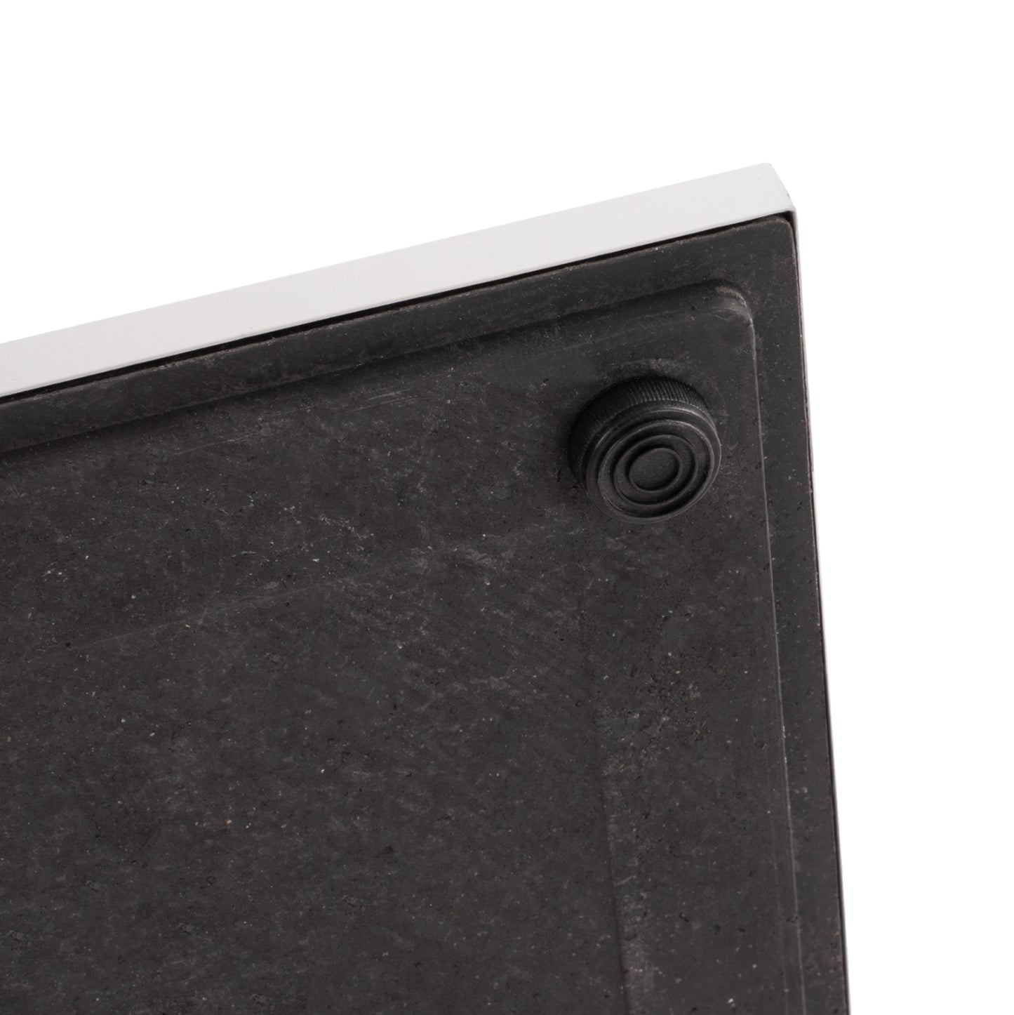 Base metallic White matte 40x40x72 with adjusters HM421.12