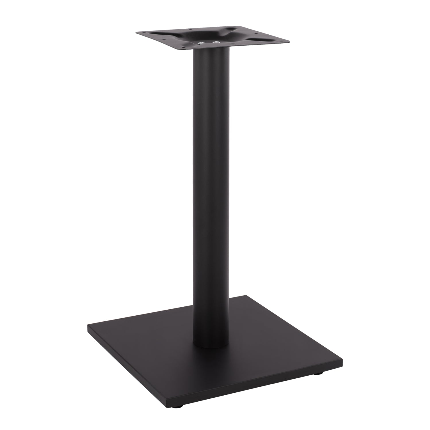 Base metallic Black matte 40x40x72 with adjusters HM421.11