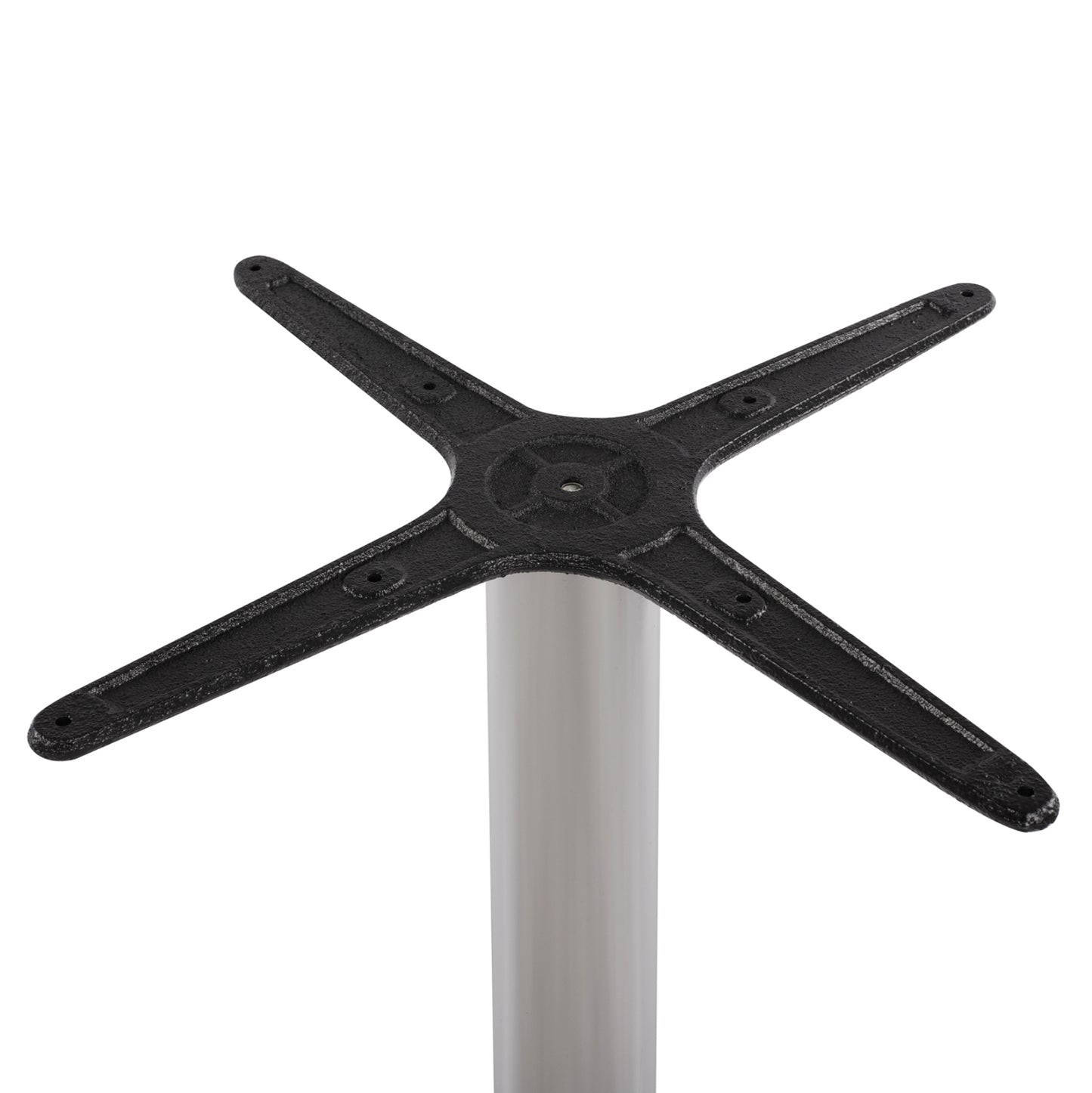Bar Base Aluminum 66x66x109cm with cross 44x44cm HM450 Chromed