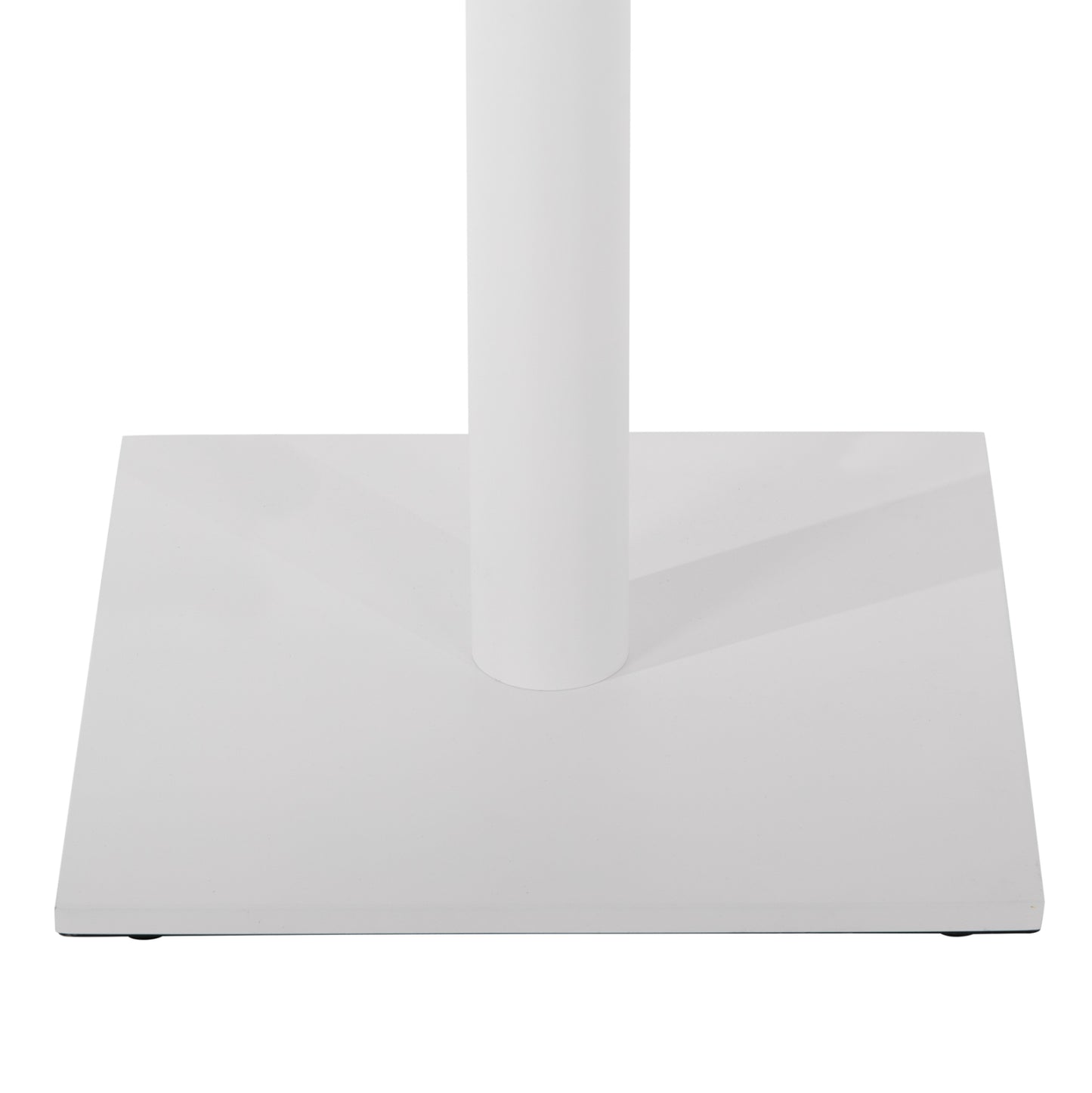 BASE FOR BAR TABLE HM439.02 METAL IN WHITE MATTE WITH HEIGHT ADJUSTERS 46Χ46Χ108Hcm.
