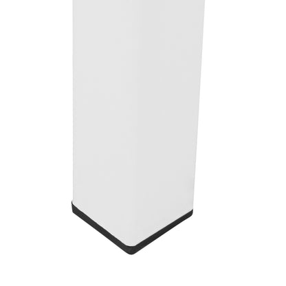 Metal stand bar base 4 legs TS952 White 48.5x47.5x104 cm.