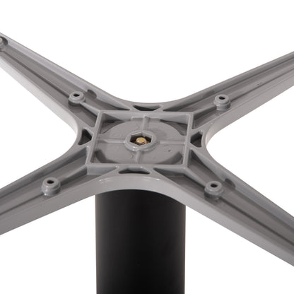 TABLE BASE ALUMINUM HM476.20 ROUND IN GREY 48x48cm CROSS Φ45Χ72Hcm.